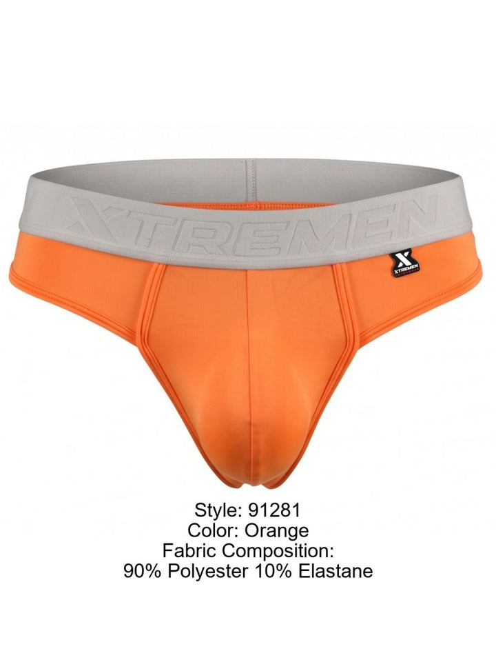 Xtremen Sleek Microfiber Men's Thong in Orange – men's thongs