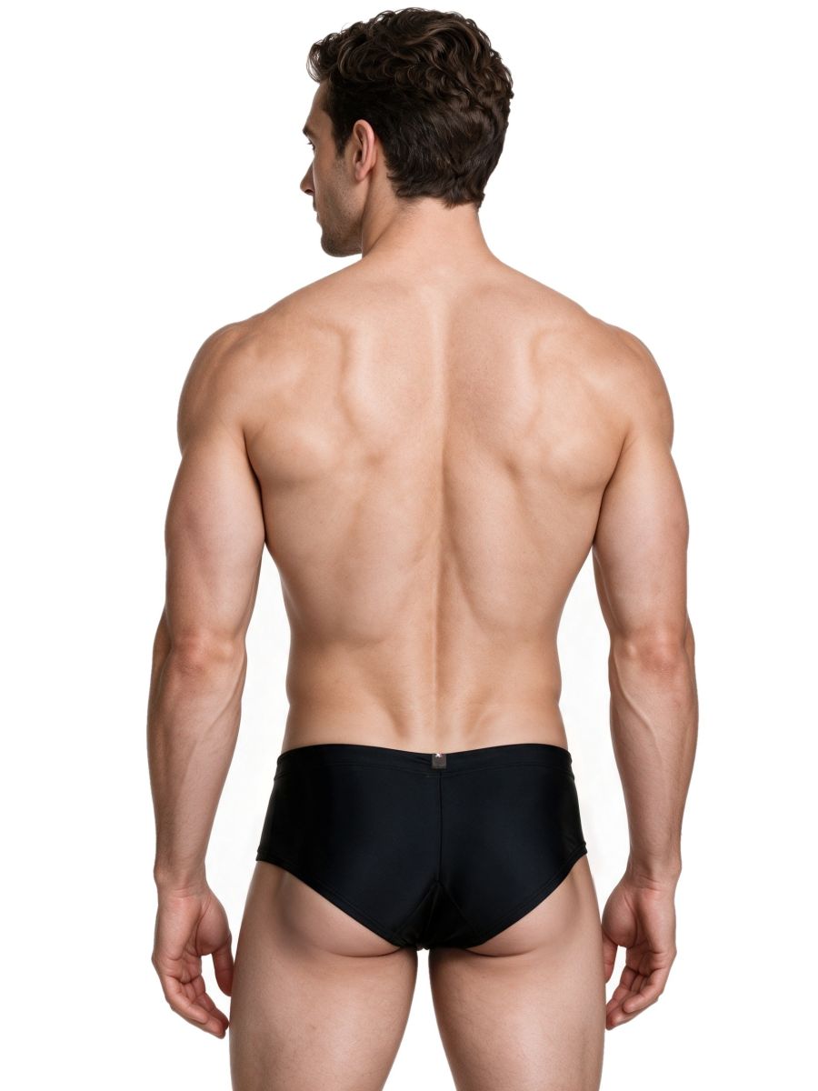 Xtremen Sleek Microfiber Men's Bikini Brief in Black – men's briefs