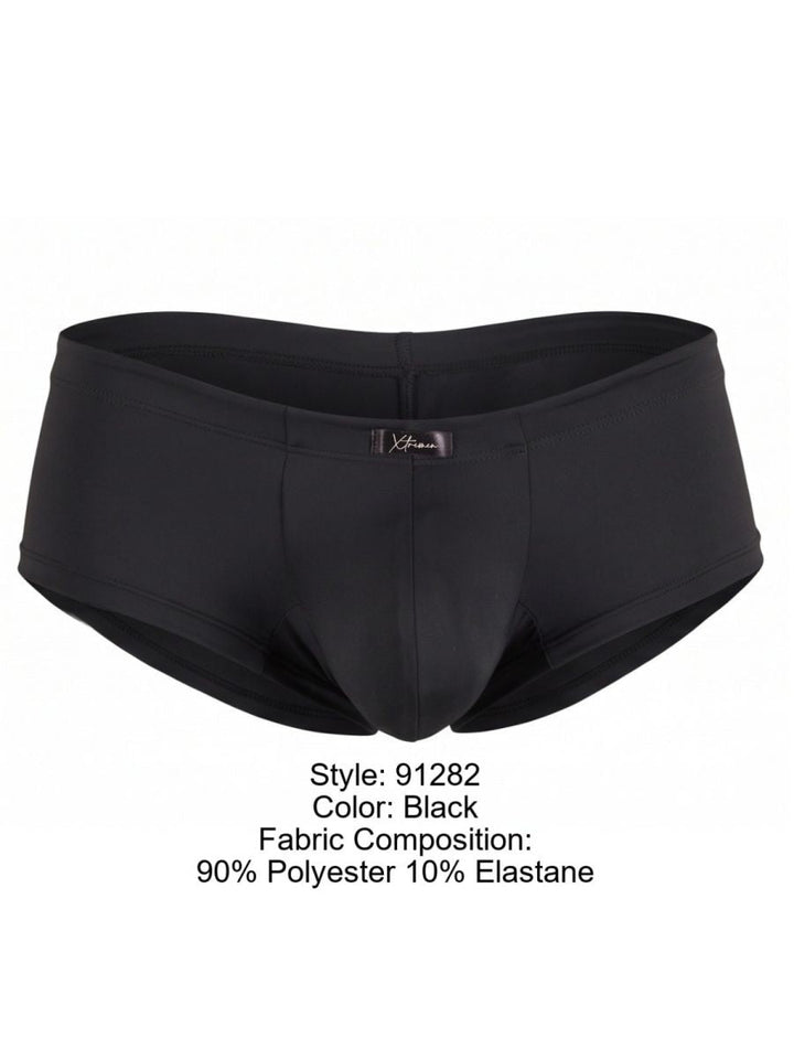Xtremen Sleek Microfiber Men's Bikini Brief in Black – men's briefs