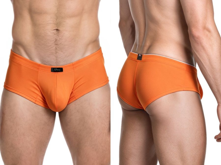 Xtremen Sleek Microfiber Men's Bikini Brief in Orange – men's briefs