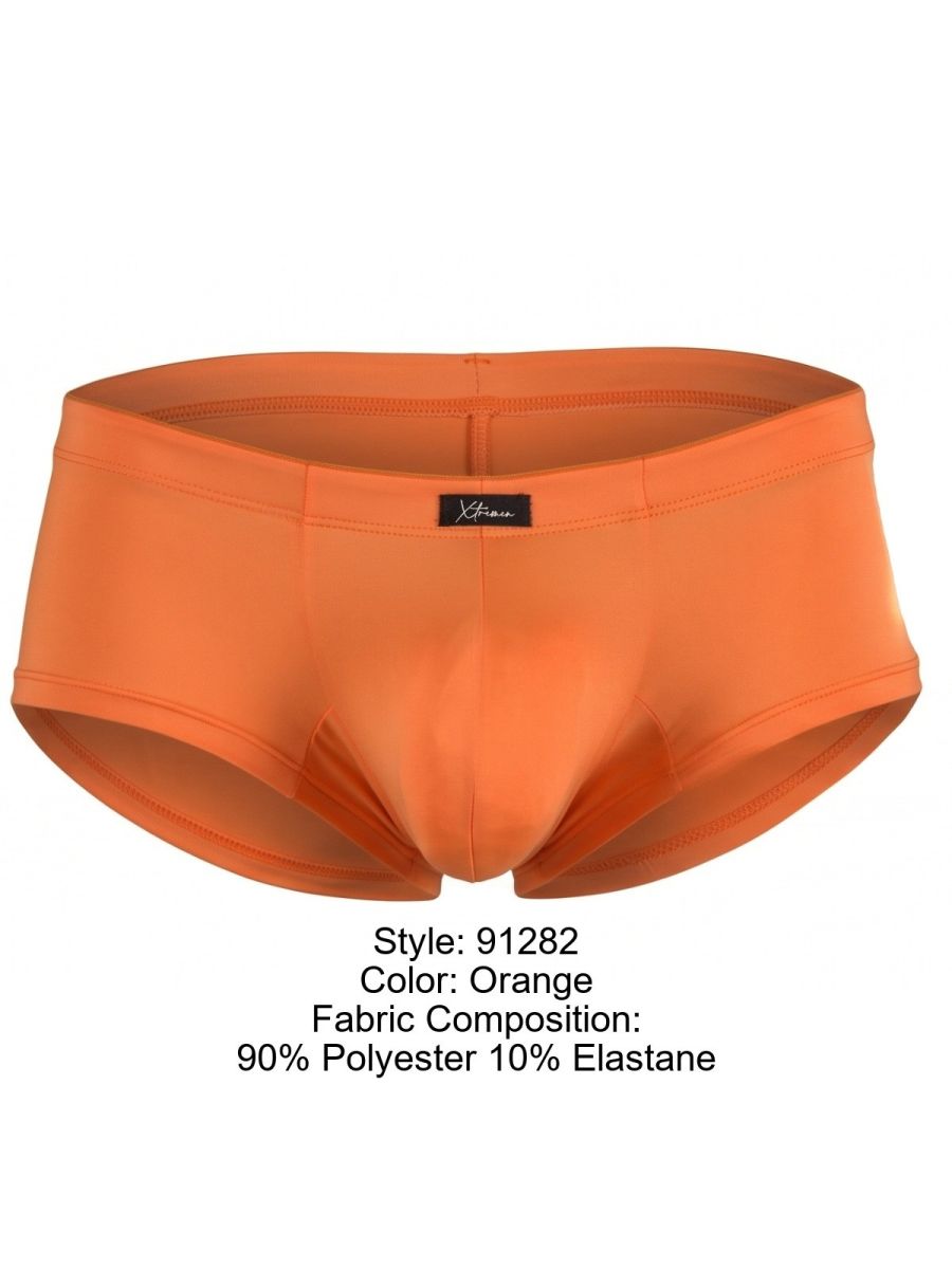 Xtremen Sleek Microfiber Men's Bikini Brief in Orange – men's briefs