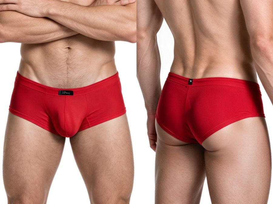 Xtremen Sleek Microfiber Men's Bikini Brief in Red – men's briefs