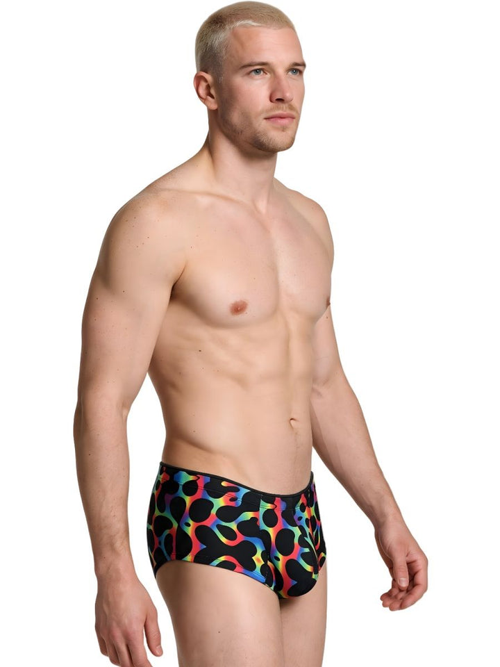 Xtremen Rainbow Microfiber Men's Bikini Brief in Mushroom – men's briefs