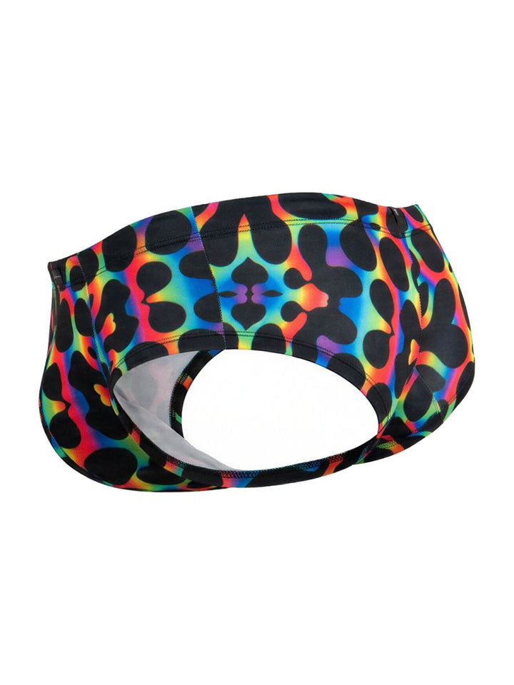 Xtremen Rainbow Microfiber Men's Bikini Brief in Mushroom – men's briefs