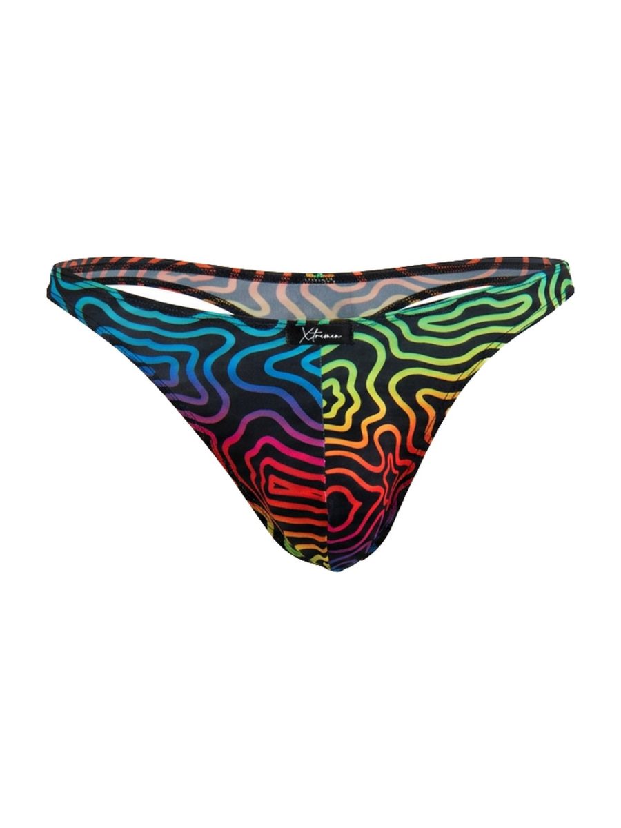 Xtremen Microfiber Men's Thong in Labyrinth – men's thongs