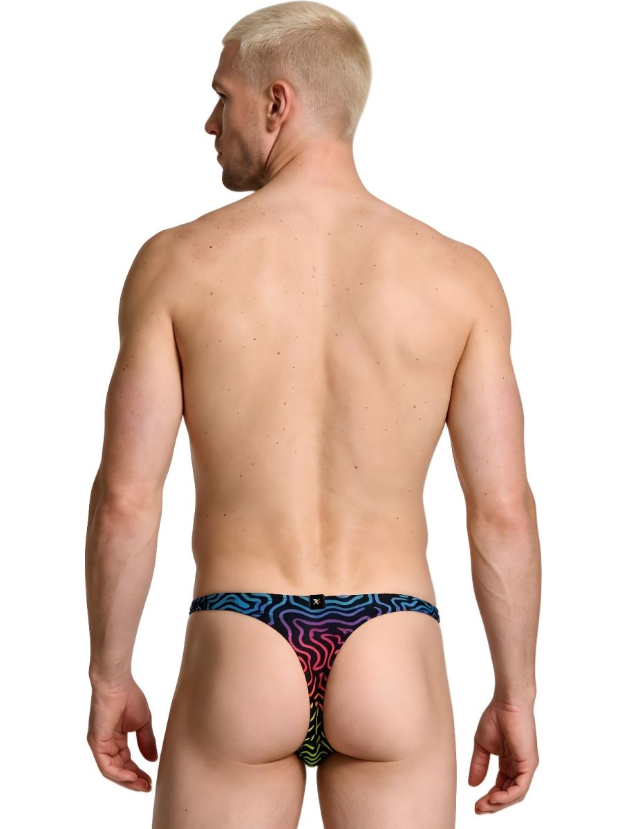 Xtremen Microfiber Men's Thong in Labyrinth – men's thongs