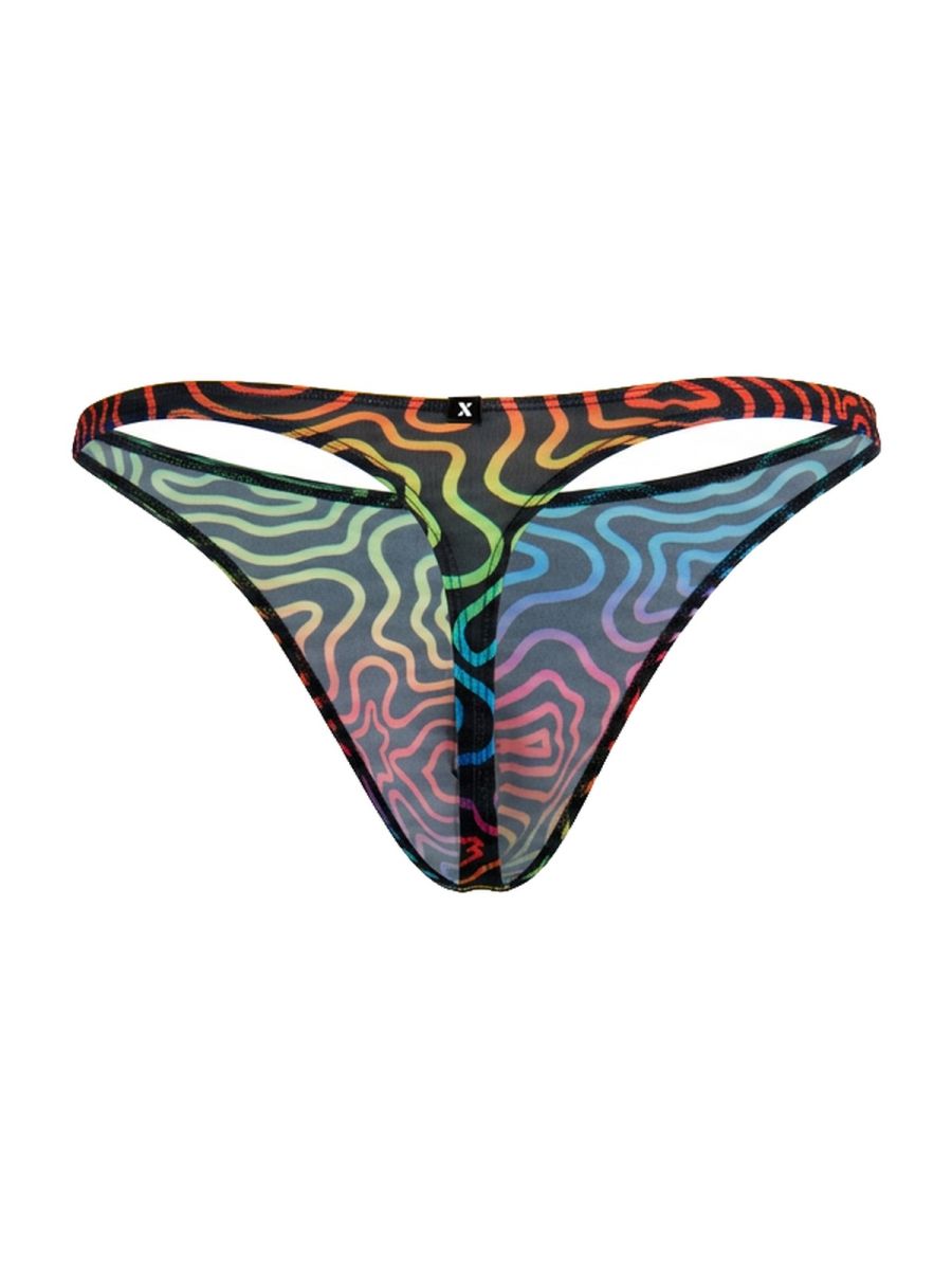 Xtremen Microfiber Men's Thong in Labyrinth – men's thongs