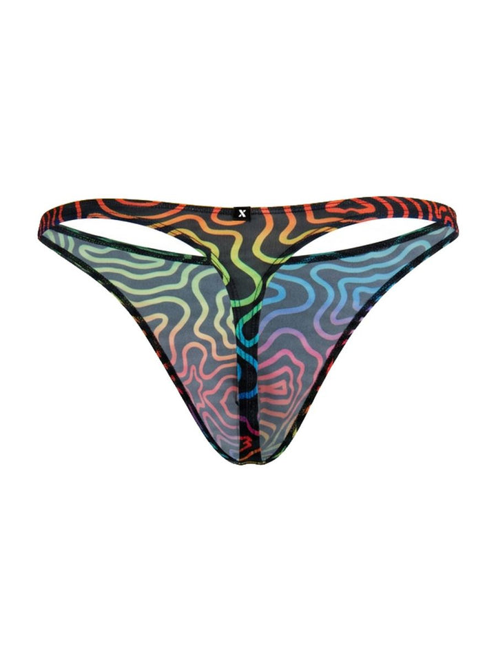 Xtremen Microfiber Men's Thong in Labyrinth – men's thongs