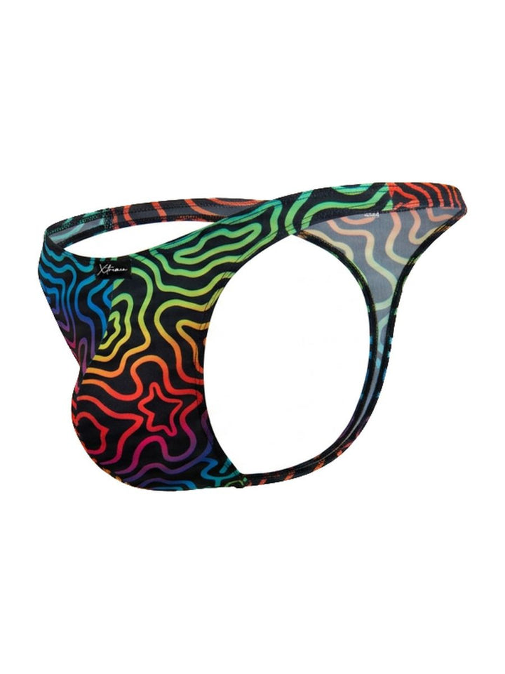 Xtremen Microfiber Men's Thong in Labyrinth – men's thongs