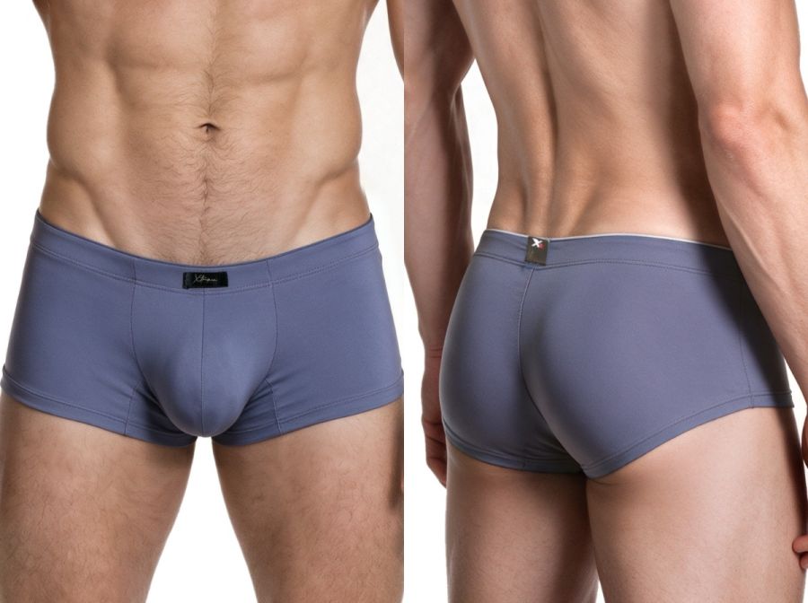 Xtremen Sleek Microfiber Men's Bikini Brief in Gray – men's briefs