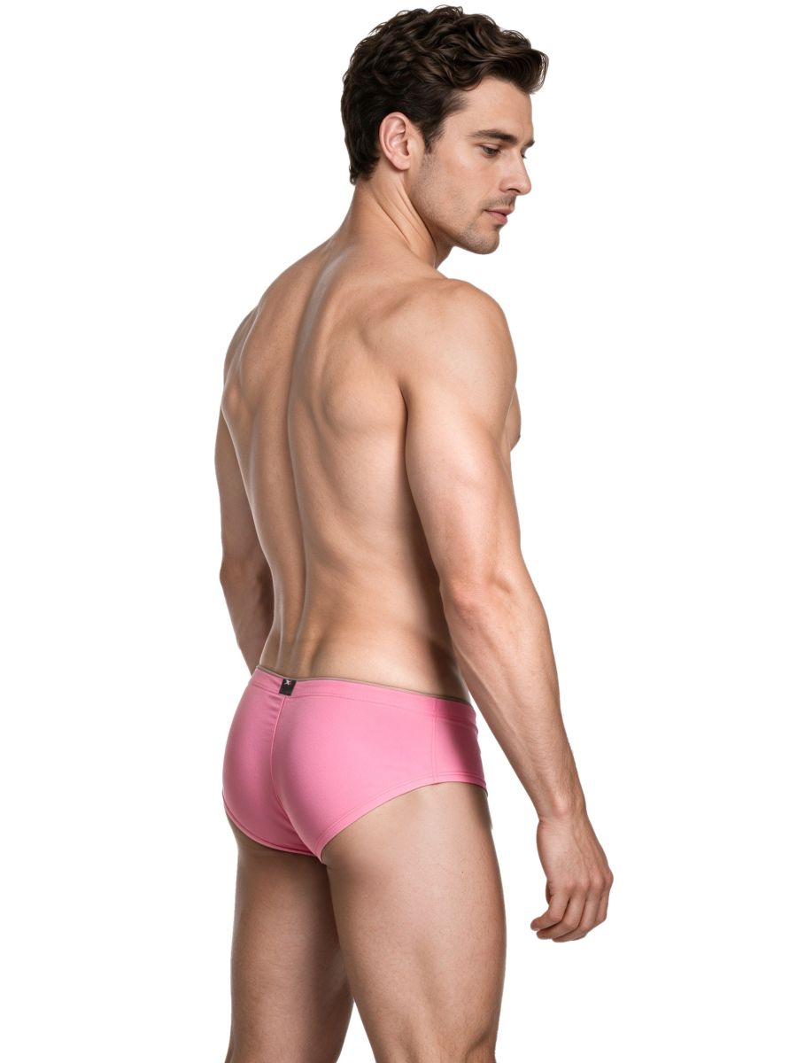 Xtremen Sleek Microfiber Men's Bikini Brief in Pink – men's briefs