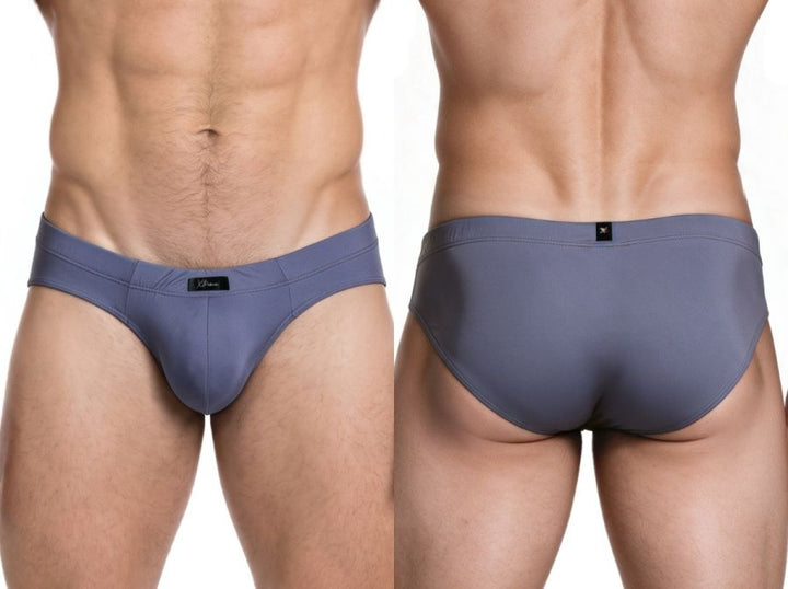 Xtremen Sleek Microfiber Men's Bikini Brief in Gray – men's briefs