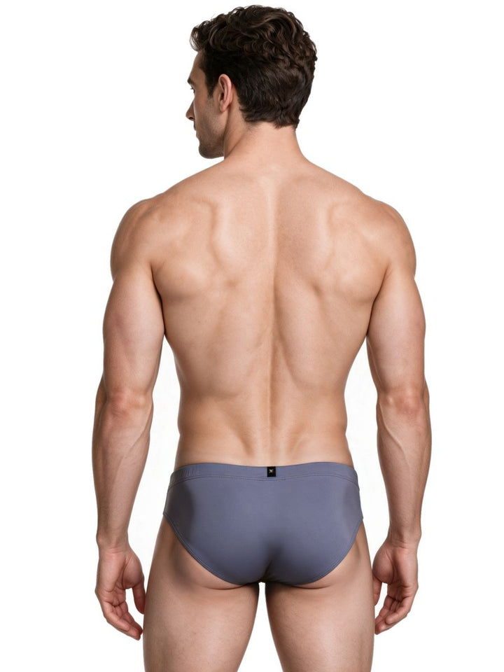 Xtremen Sleek Microfiber Men's Bikini Brief in Gray – men's briefs