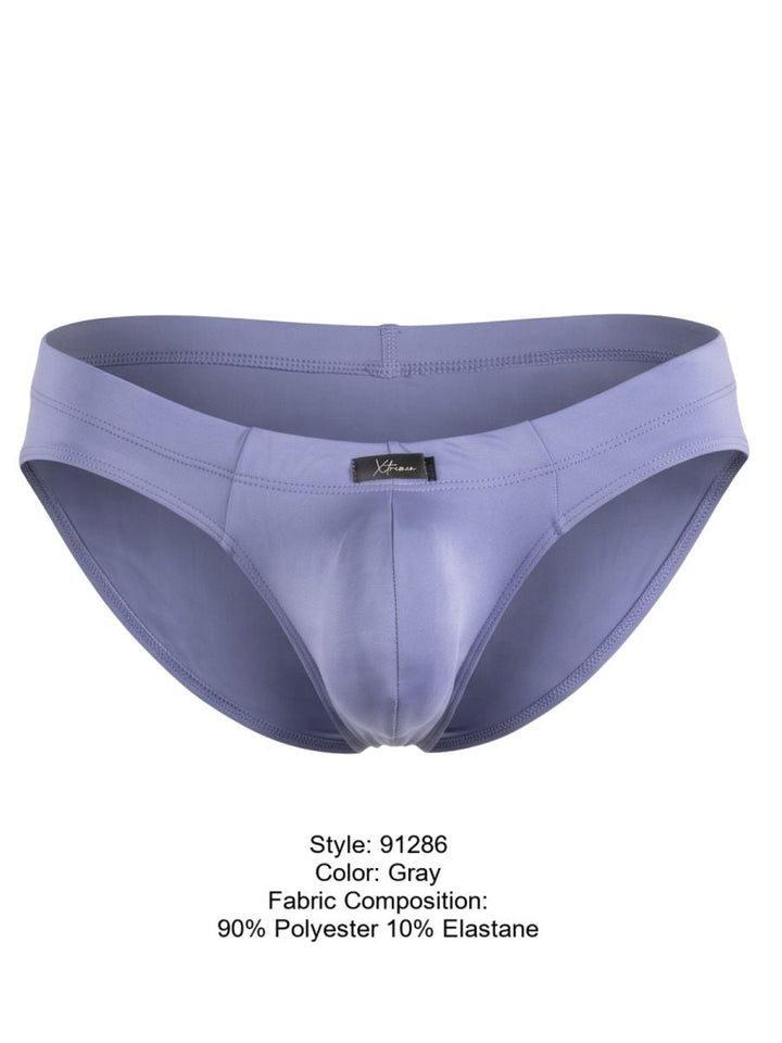 Xtremen Sleek Microfiber Men's Bikini Brief in Gray – men's briefs