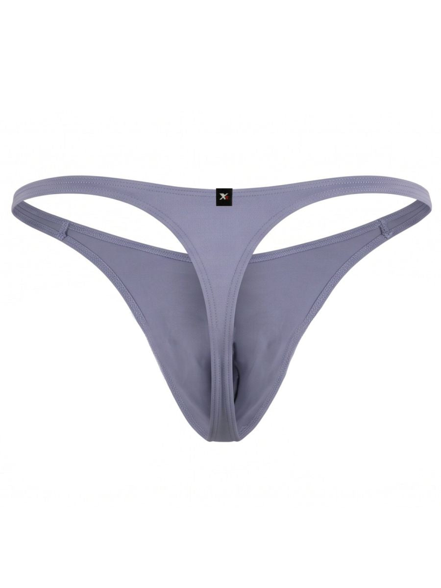 Xtremen Microfiber Sleek Minimalist Style Men's Thong in Gray – men's thongs