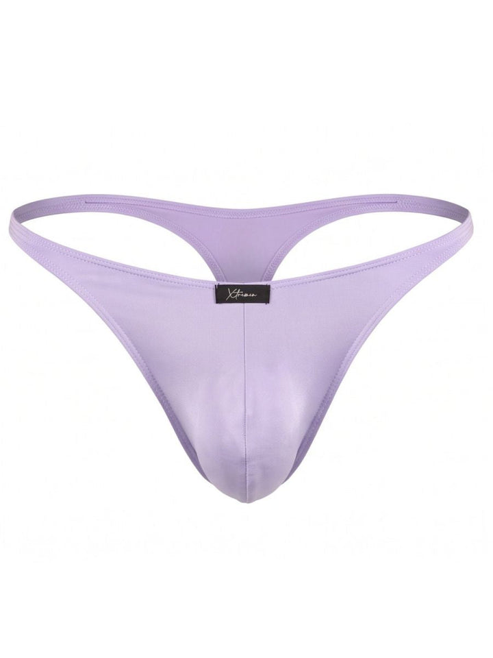 Xtremen Microfiber Sleek Minimalist Style Men's Thong in Lilac – men's thongs