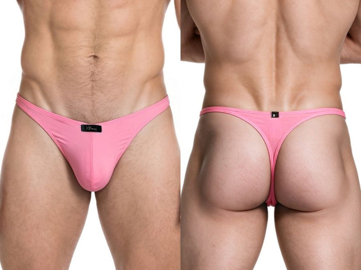 Xtremen Microfiber Sleek Minimalist Style Men's Thong in Pink – men's thongs