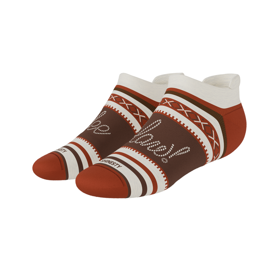 The Yee Haw | Lasso Heel Hammock™ Ankle Socks