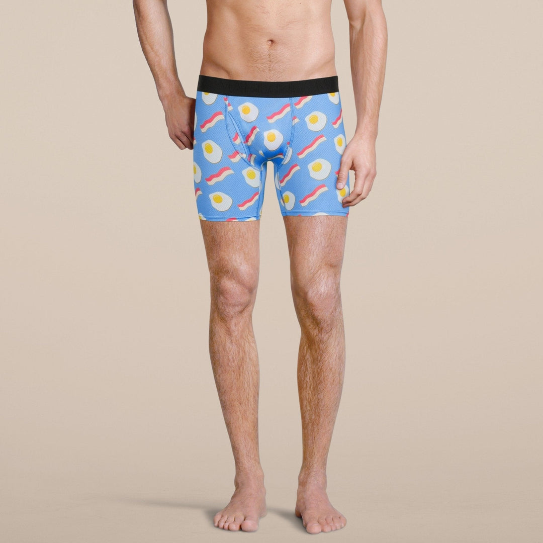 Manbuns Bacon and Eggs Boxer Brief Underwear