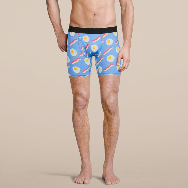 Manbuns Bacon and Eggs Boxer Brief Underwear