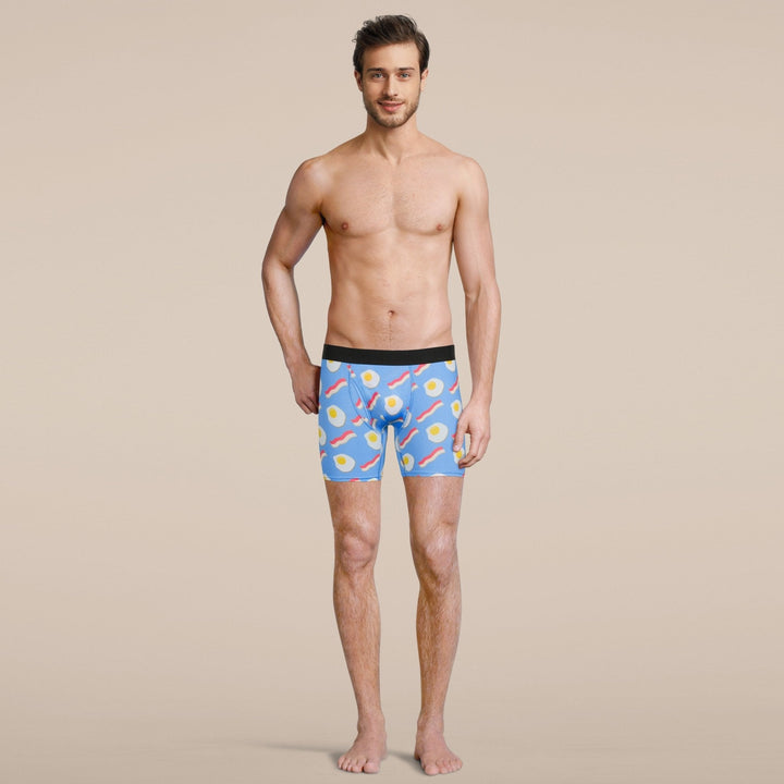 Manbuns Bacon and Eggs Boxer Brief Underwear