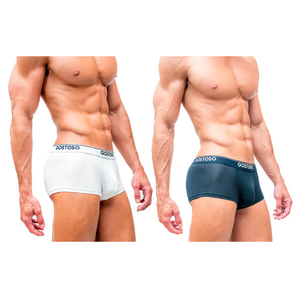 CA-RIO-CA Men's Gostoso Solid Boxer Brief 2pack Briefs in 