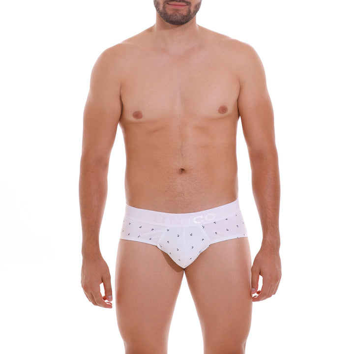 Mundo Unico Brief Copa Naviero Estampado - Men's Printed Cotton Brief