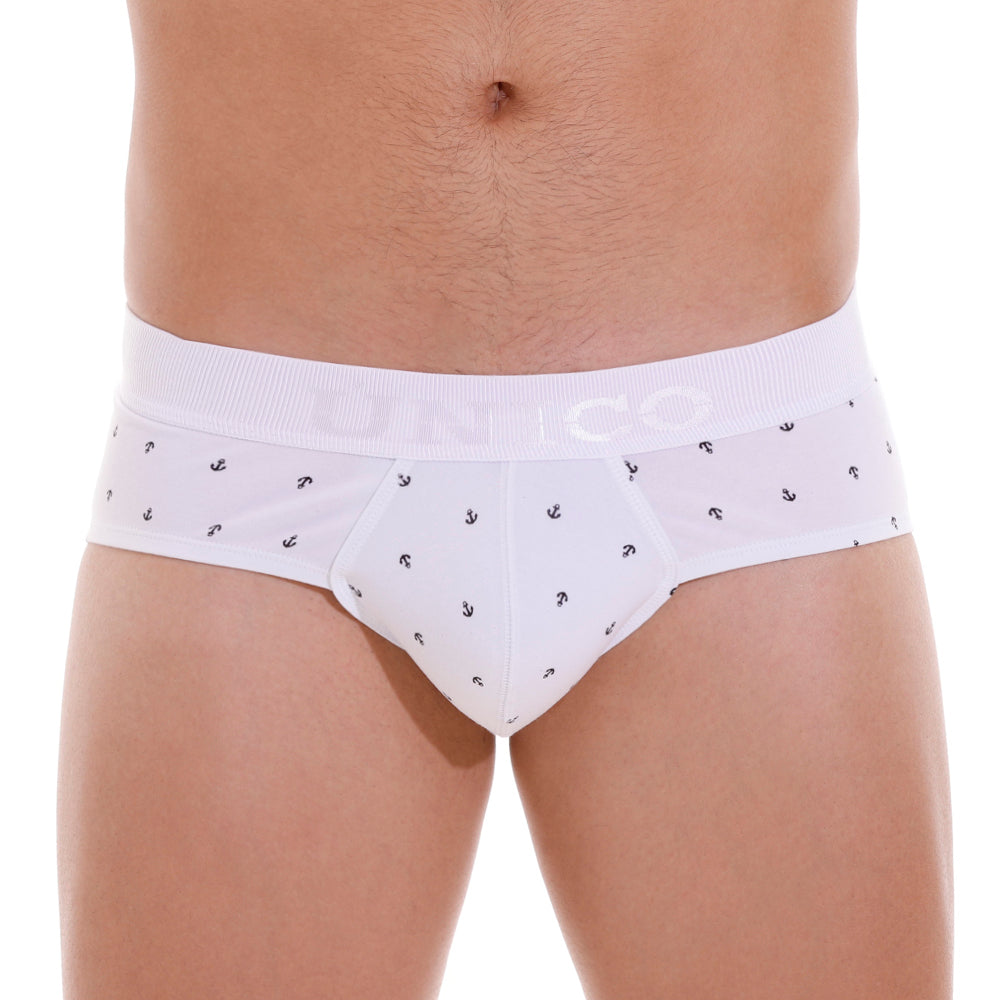 Mundo Unico Brief Copa Naviero Estampado - Men's Printed Cotton Brief