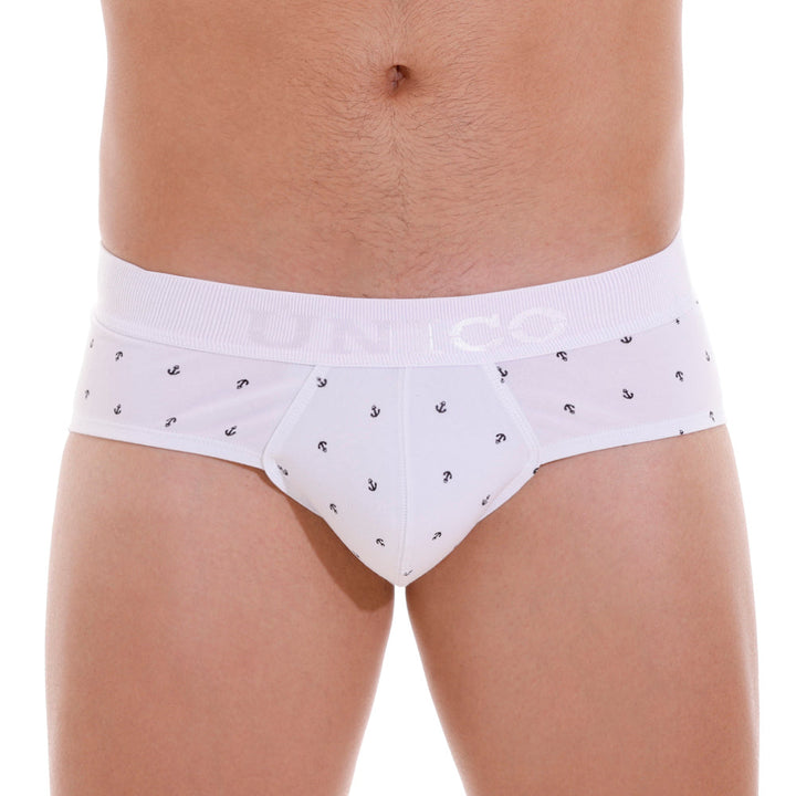 Mundo Unico Brief Copa Naviero Estampado - Men's Printed Cotton Brief