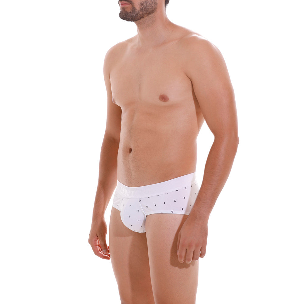 Mundo Unico Brief Copa Naviero Estampado - Men's Printed Cotton Brief
