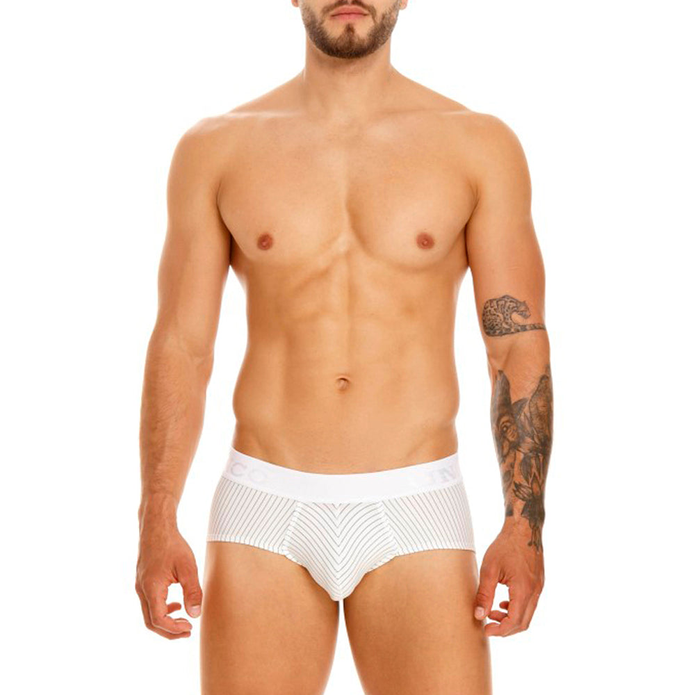 Mundo Unico men's white cotton brief Estelar classic underwear – side view