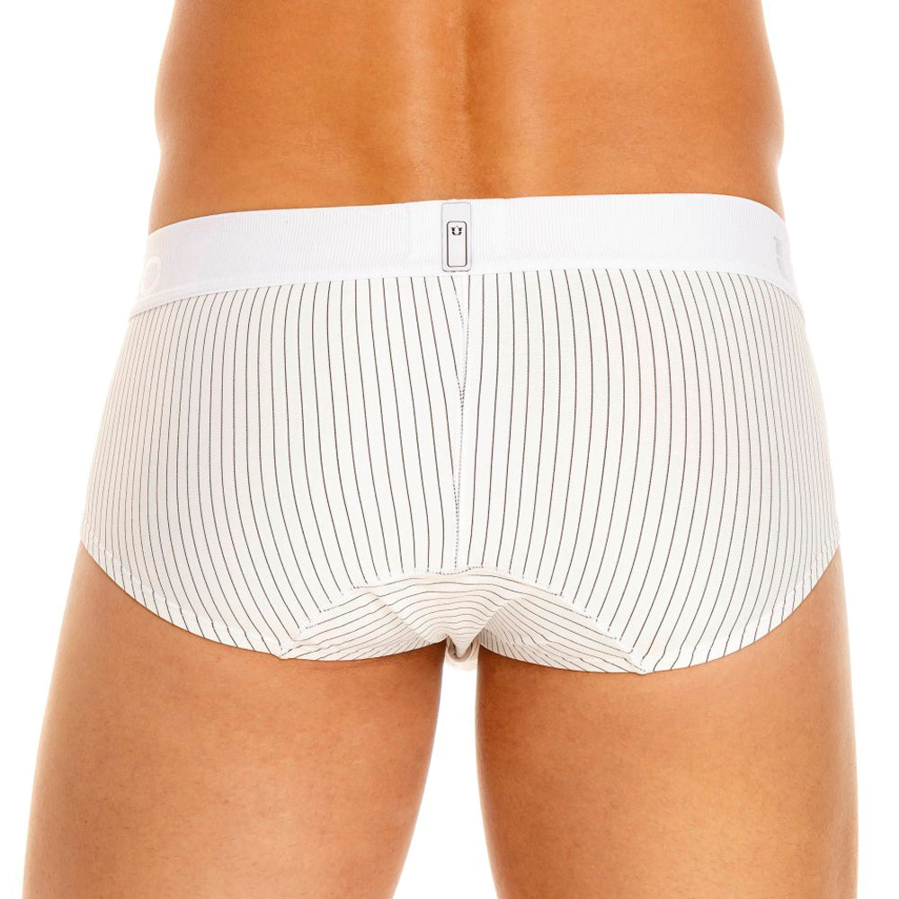 Mundo Unico men's white cotton brief Estelar classic underwear – back view