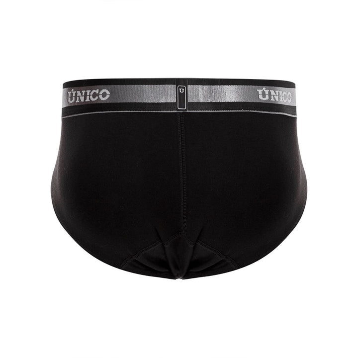 Mundo Único Men’s Nebuloso A22 Cotton Briefs - Black Ergonomic Support Underwear