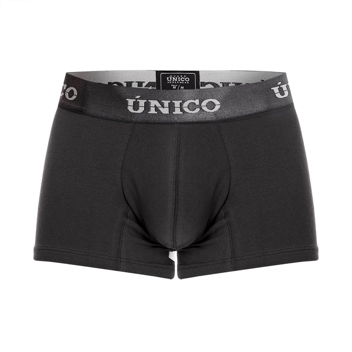 Mundo Unico Men's Asfalto M23 Microfiber Short Boxer Briefs - Grey