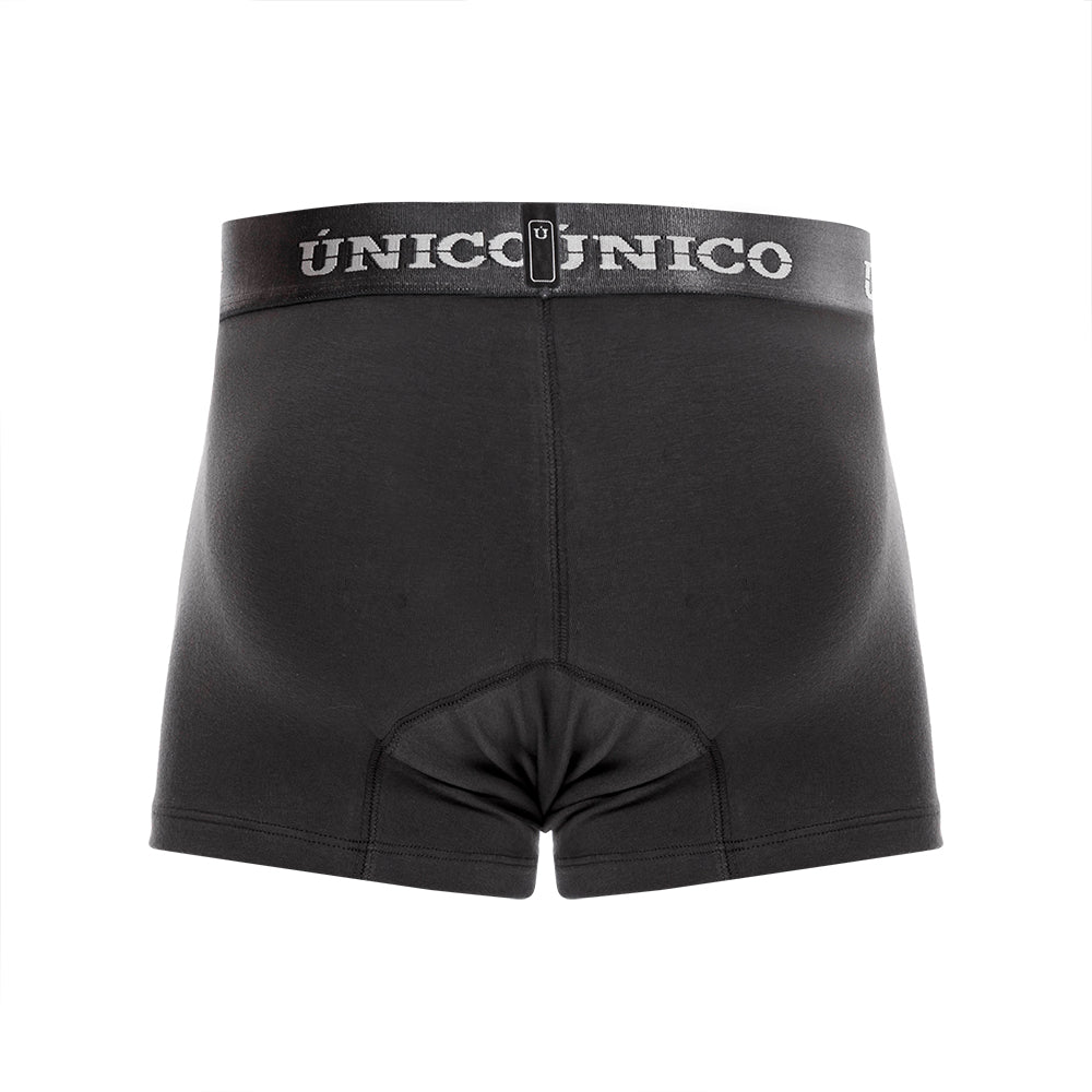 Mundo Unico Men's Asfalto M23 Microfiber Short Boxer Briefs - Grey