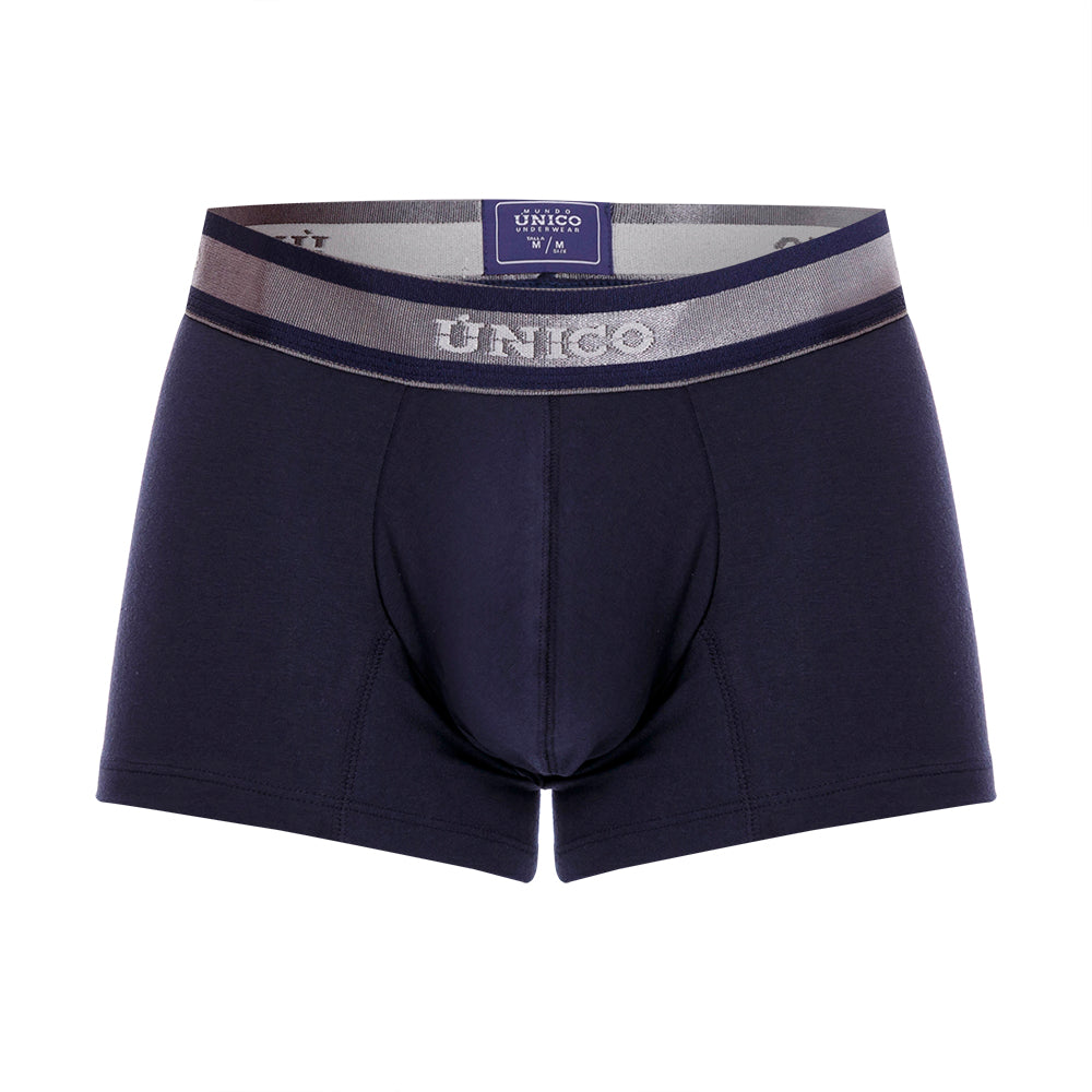 Mundo Unico Men's Cardenal M23 Blue Microfiber Short Boxer Briefs
