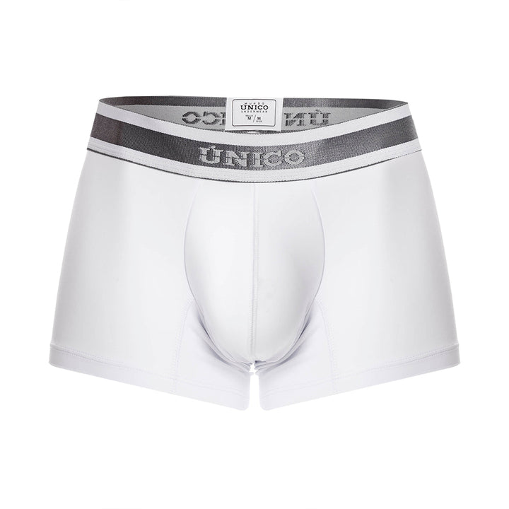 Unico Boxer Corto Lustre A23 - Men's White Premium Cotton Trunk Boxer Brief