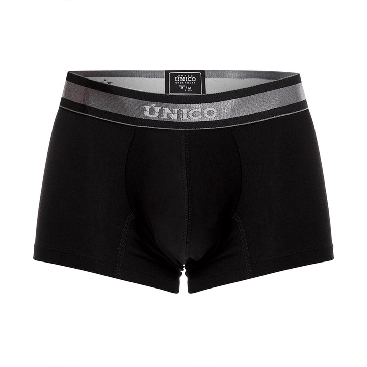 Unico Nebuloso Men's Cotton Short Boxer Brief - Black