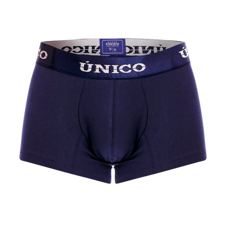 Mundo Unico Men's Cotton Short Boxer Briefs - Profundo A23 Blue