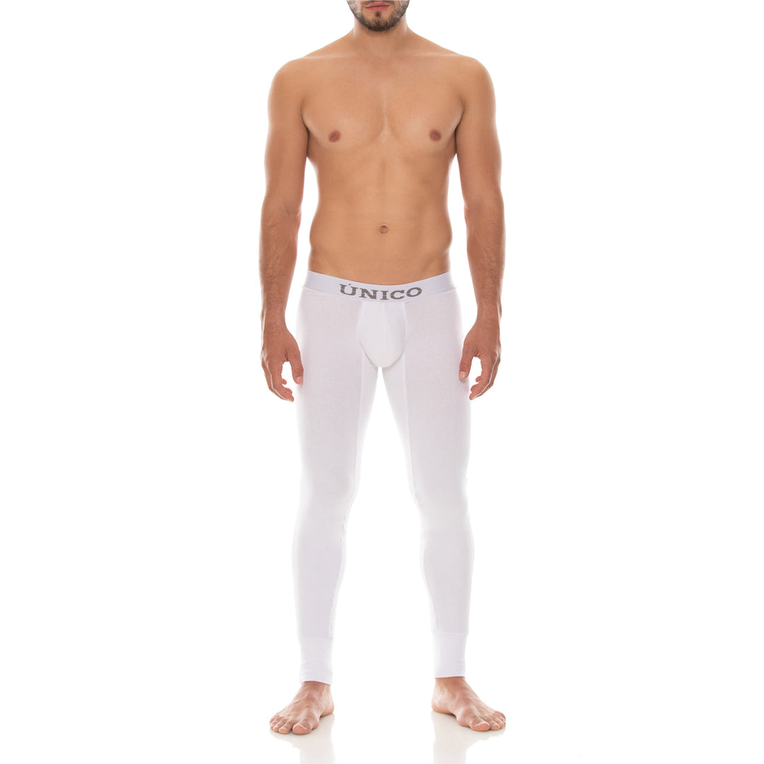 Mundo Unico men's GP Long John underwear white front view