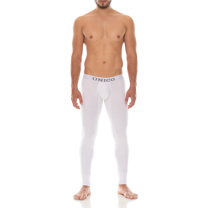 Mundo Unico men's GP Long John underwear white front view