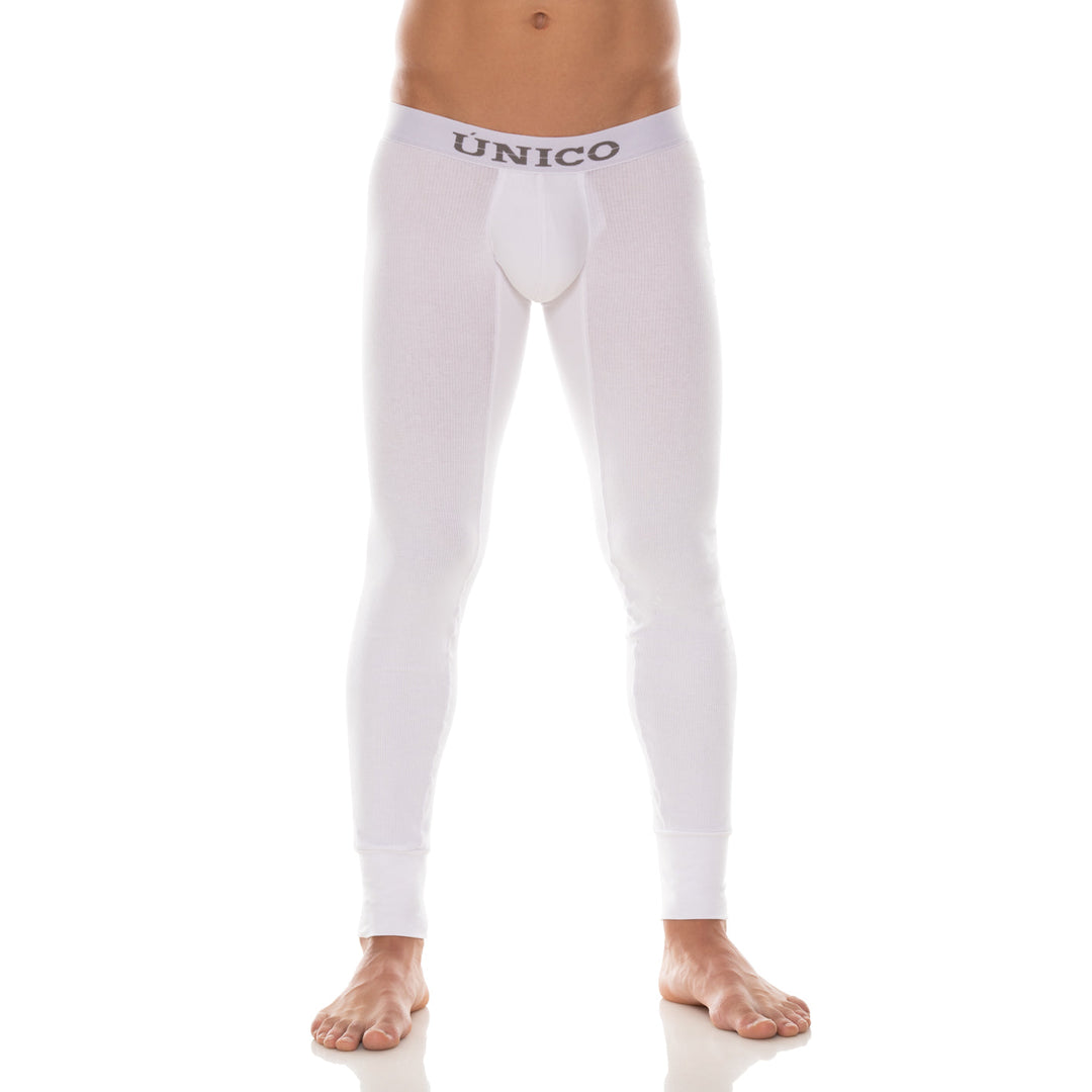 Mundo Unico men's GP Long John underwear white side view
