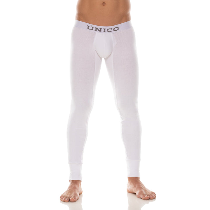 Mundo Unico men's GP Long John underwear white side view