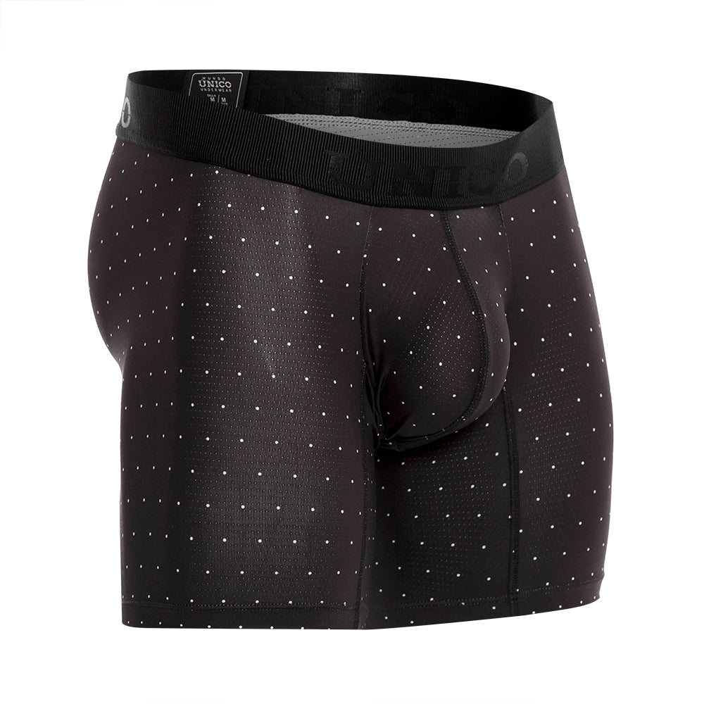 Mundo Unico Men’s Boxer Copa Medio Astros Estampado - Microfiber Mid-Length Boxer Briefs with Signature Support Pouch