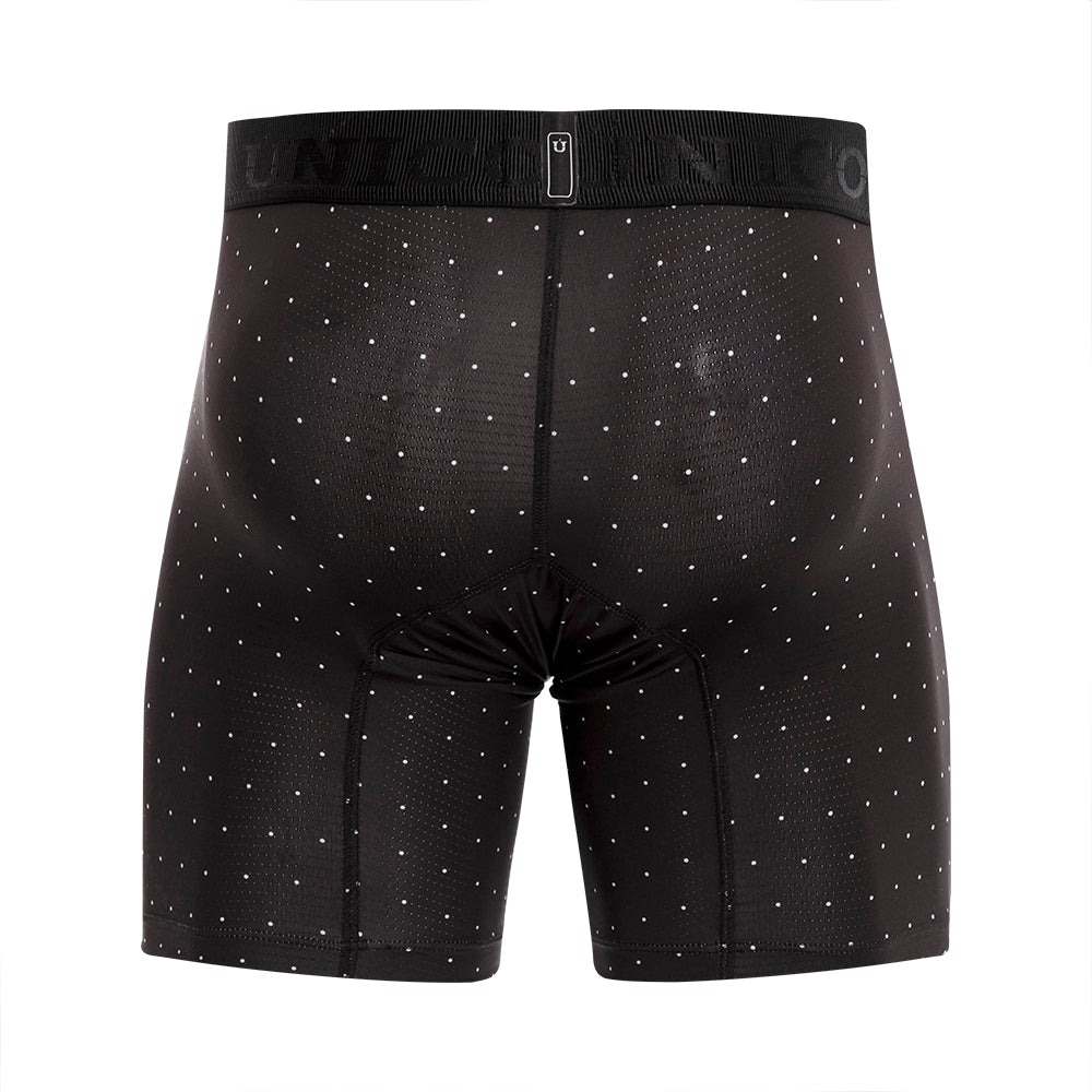 Mundo Unico Men’s Boxer Copa Medio Astros Estampado - Microfiber Mid-Length Boxer Briefs with Signature Support Pouch