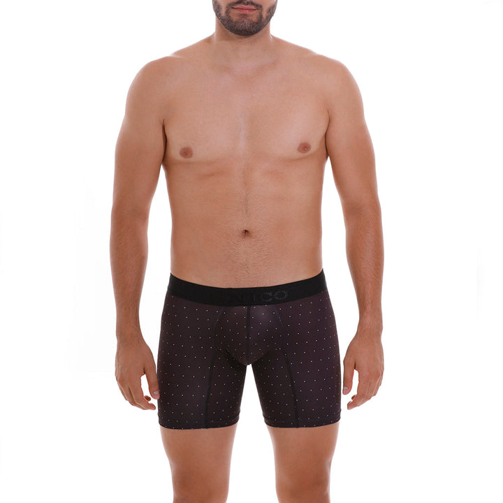 Mundo Unico Men’s Boxer Copa Medio Astros Estampado - Microfiber Mid-Length Boxer Briefs with Signature Support Pouch