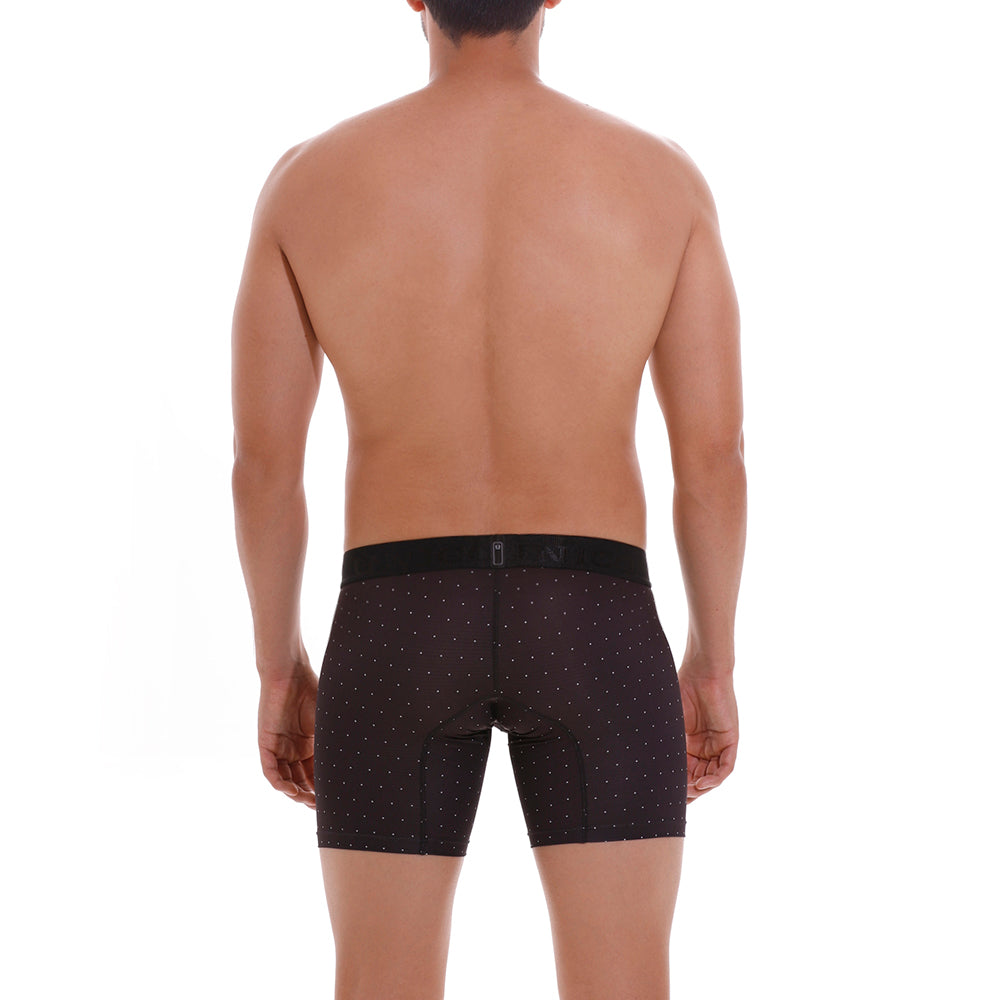 Mundo Unico Men’s Boxer Copa Medio Astros Estampado - Microfiber Mid-Length Boxer Briefs with Signature Support Pouch