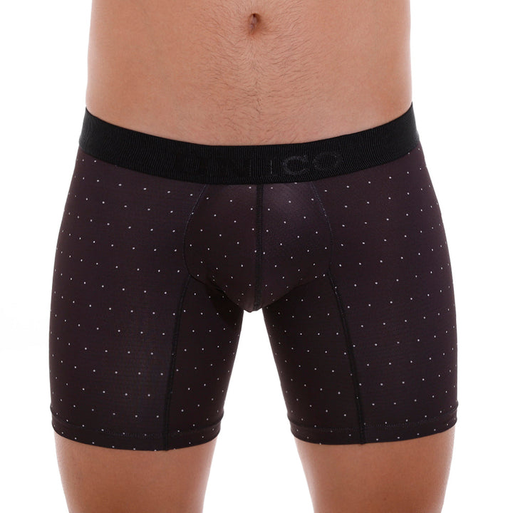Mundo Unico Men’s Boxer Copa Medio Astros Estampado - Microfiber Mid-Length Boxer Briefs with Signature Support Pouch