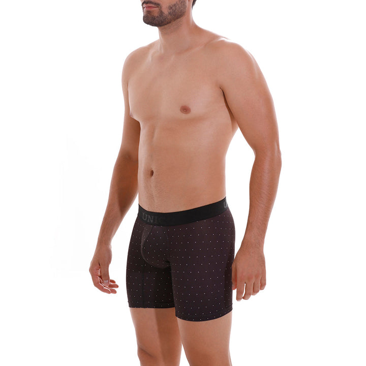 Mundo Unico Men’s Boxer Copa Medio Astros Estampado - Microfiber Mid-Length Boxer Briefs with Signature Support Pouch