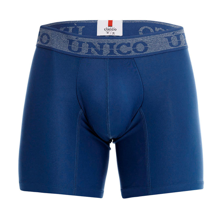 Mundo Unico Azure Men's Mid-Length Boxer Briefs - Royal Blue (Azul Rey)